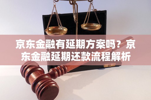 京东金融有延期方案吗？京东金融延期还款流程解析