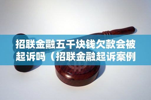 招联金融五千块钱欠款会被起诉吗（招联金融起诉案例分析）