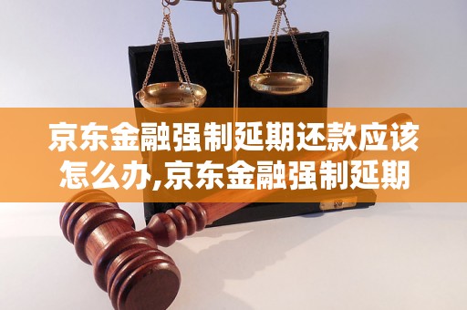 京东金融强制延期还款应该怎么办,京东金融强制延期还款的解决方法