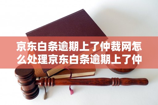 京东白条逾期上了仲裁网怎么处理京东白条逾期上了仲裁网怎么解决