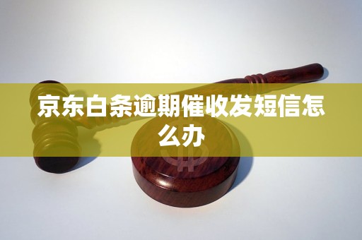 京东白条逾期催收发短信怎么办