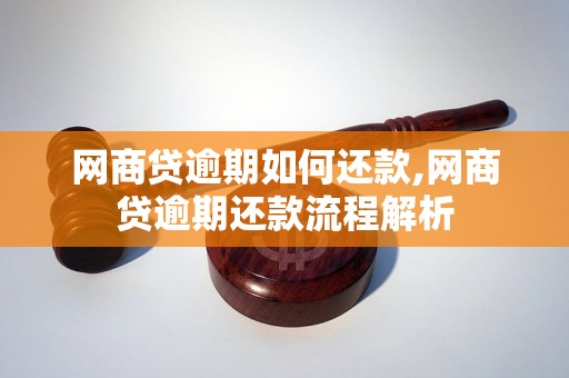 网商贷逾期如何还款,网商贷逾期还款流程解析