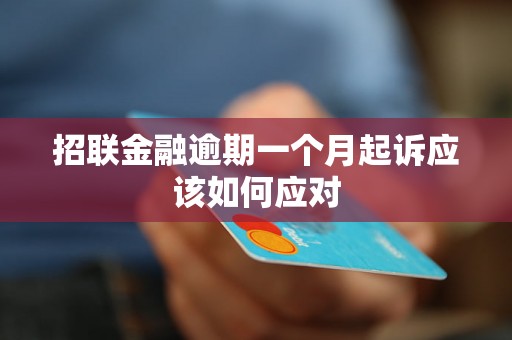 招联金融逾期一个月起诉应该如何应对