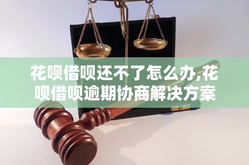 花呗借呗还不了怎么办,花呗借呗逾期协商解决方案