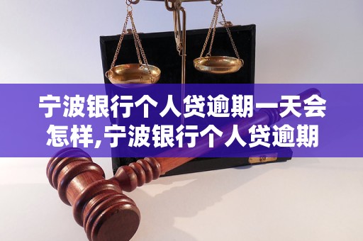 宁波银行个人贷逾期一天会怎样,宁波银行个人贷逾期处理流程