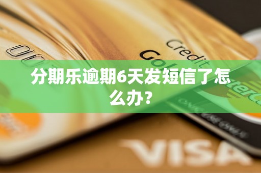 分期乐逾期6天发短信了怎么办？