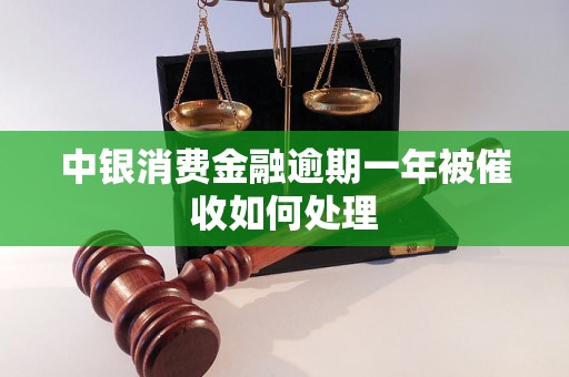 中银消费金融逾期一年被催收如何处理