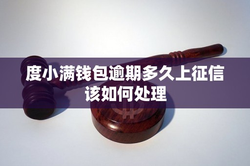 度小满钱包逾期多久上征信该如何处理