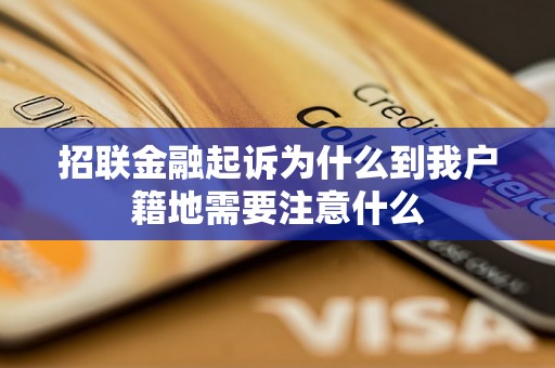 招联金融起诉为什么到我户籍地需要注意什么