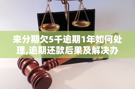 来分期欠5千逾期1年如何处理,逾期还款后果及解决办法