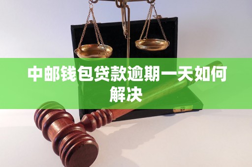 中邮钱包贷款逾期一天如何解决