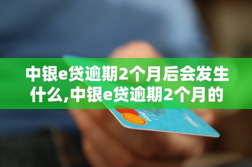 中银e贷逾期2个月后会发生什么,中银e贷逾期2个月的后果和处理办法