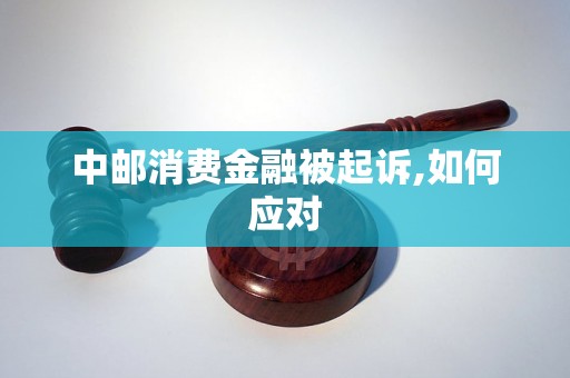 中邮消费金融被起诉,如何应对