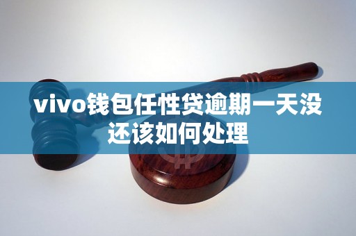 vivo钱包任性贷逾期一天没还该如何处理