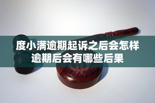 度小满逾期起诉之后会怎样逾期后会有哪些后果