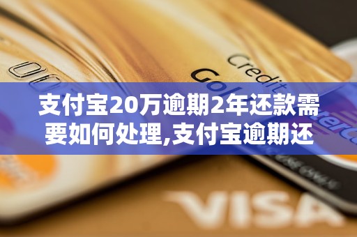 支付宝20万逾期2年还款需要如何处理,支付宝逾期还款后果与解决办法