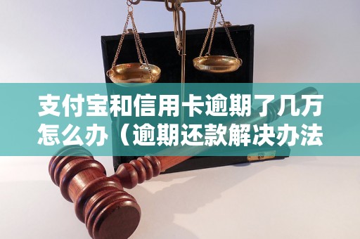 支付宝和信用卡逾期了几万怎么办（逾期还款解决办法）