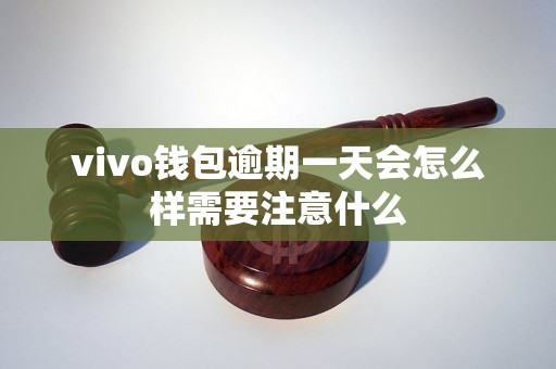 vivo钱包逾期一天会怎么样需要注意什么