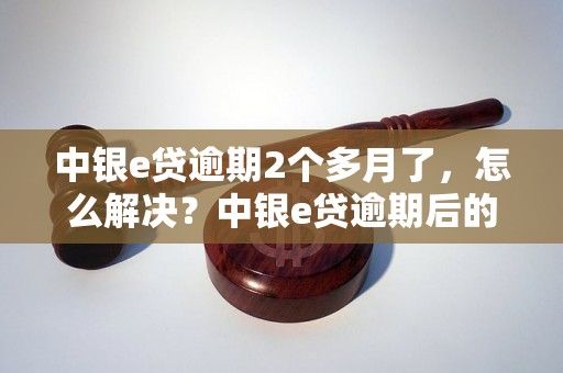 中银e贷逾期2个多月了，怎么解决？中银e贷逾期后的处理方法