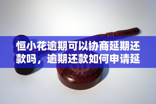 恒小花逾期可以协商延期还款吗，逾期还款如何申请延期，恒小花延期还款的手续费是多少