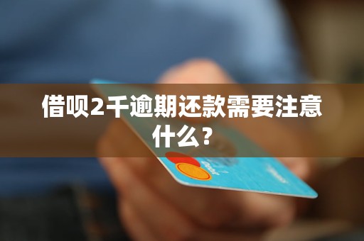 借呗2千逾期还款需要注意什么？