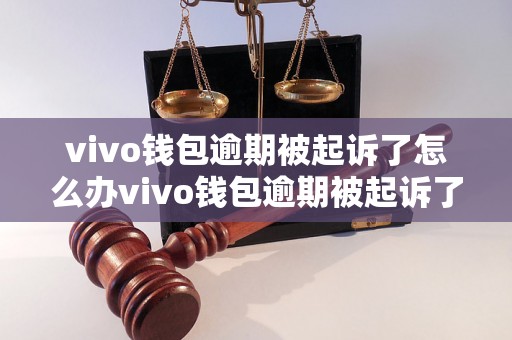 vivo钱包逾期被起诉了怎么办vivo钱包逾期被起诉了如何解决？