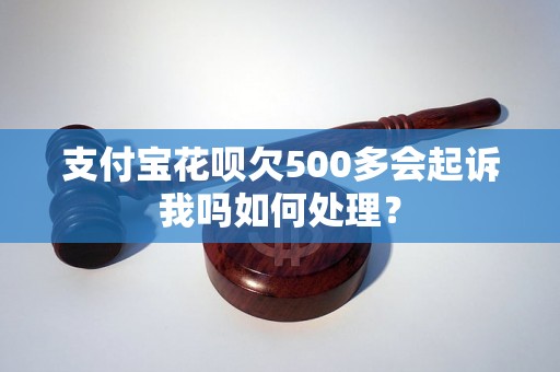 支付宝花呗欠500多会起诉我吗如何处理？