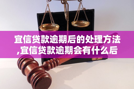 宜信贷款逾期后的处理方法,宜信贷款逾期会有什么后果