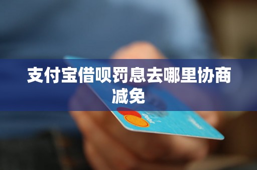 支付宝借呗罚息去哪里协商减免