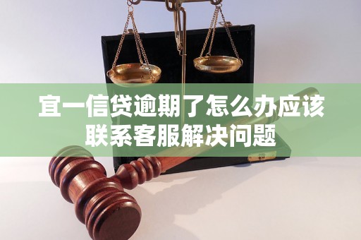 宜一信贷逾期了怎么办应该联系客服解决问题