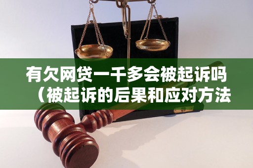 有欠网贷一千多会被起诉吗（被起诉的后果和应对方法）