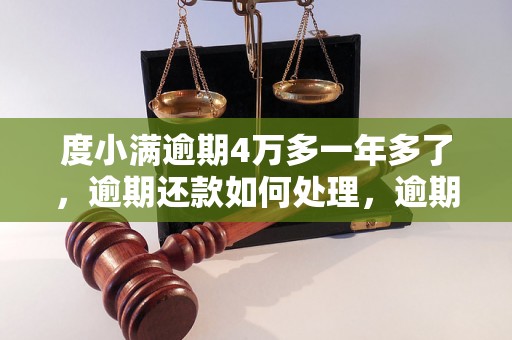 度小满逾期4万多一年多了，逾期还款如何处理，逾期还款后果严重吗