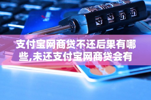 支付宝网商贷不还后果有哪些,未还支付宝网商贷会有什么影响