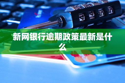 新网银行逾期政策最新是什么