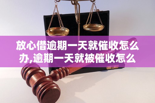 放心借逾期一天就催收怎么办,逾期一天就被催收怎么办