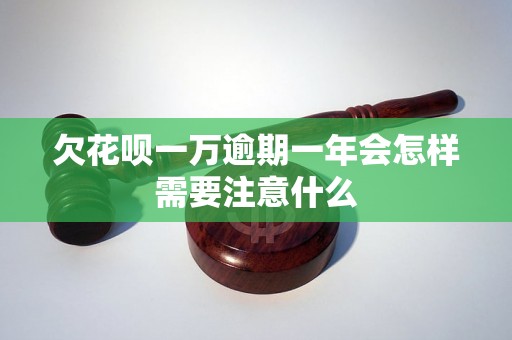 欠花呗一万逾期一年会怎样需要注意什么