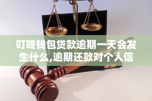 叮咚钱包贷款逾期一天会发生什么,逾期还款对个人信用的影响