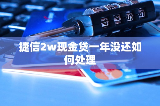 捷信2w现金贷一年没还如何处理