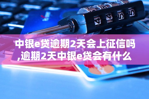 中银e贷逾期2天会上征信吗,逾期2天中银e贷会有什么后果