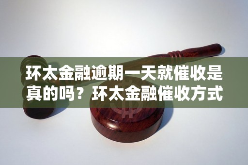 环太金融逾期一天就催收是真的吗？环太金融催收方式解析