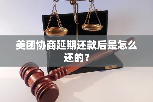 美团协商延期还款后是怎么还的？