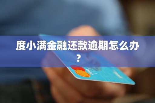 度小满金融还款逾期怎么办？