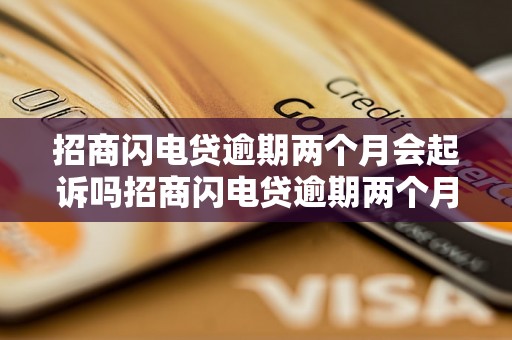 招商闪电贷逾期两个月会起诉吗招商闪电贷逾期两个月会采取哪些措施