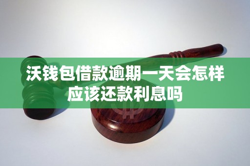 沃钱包借款逾期一天会怎样应该还款利息吗