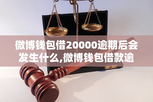 微博钱包借20000逾期后会发生什么,微博钱包借款逾期的后果