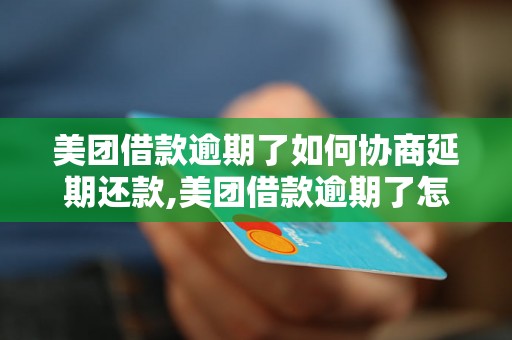 美团借款逾期了如何协商延期还款,美团借款逾期了怎么办