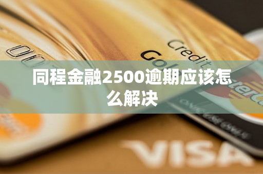 同程金融2500逾期应该怎么解决