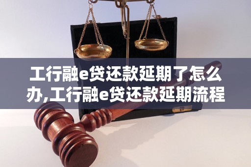 工行融e贷还款延期了怎么办,工行融e贷还款延期流程详解