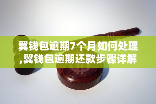 翼钱包逾期7个月如何处理,翼钱包逾期还款步骤详解