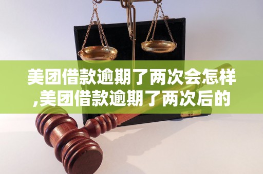 美团借款逾期了两次会怎样,美团借款逾期了两次后的处罚措施